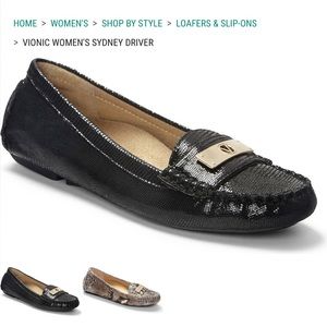 VIONIC WOMEN'S SYDNEY DRIVER Loafer Size 7.5